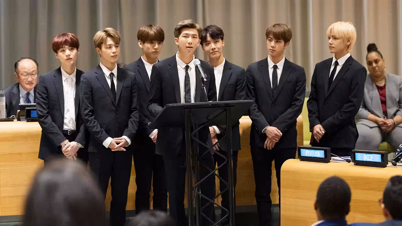 BTS Speech at UN Assembly in 2018