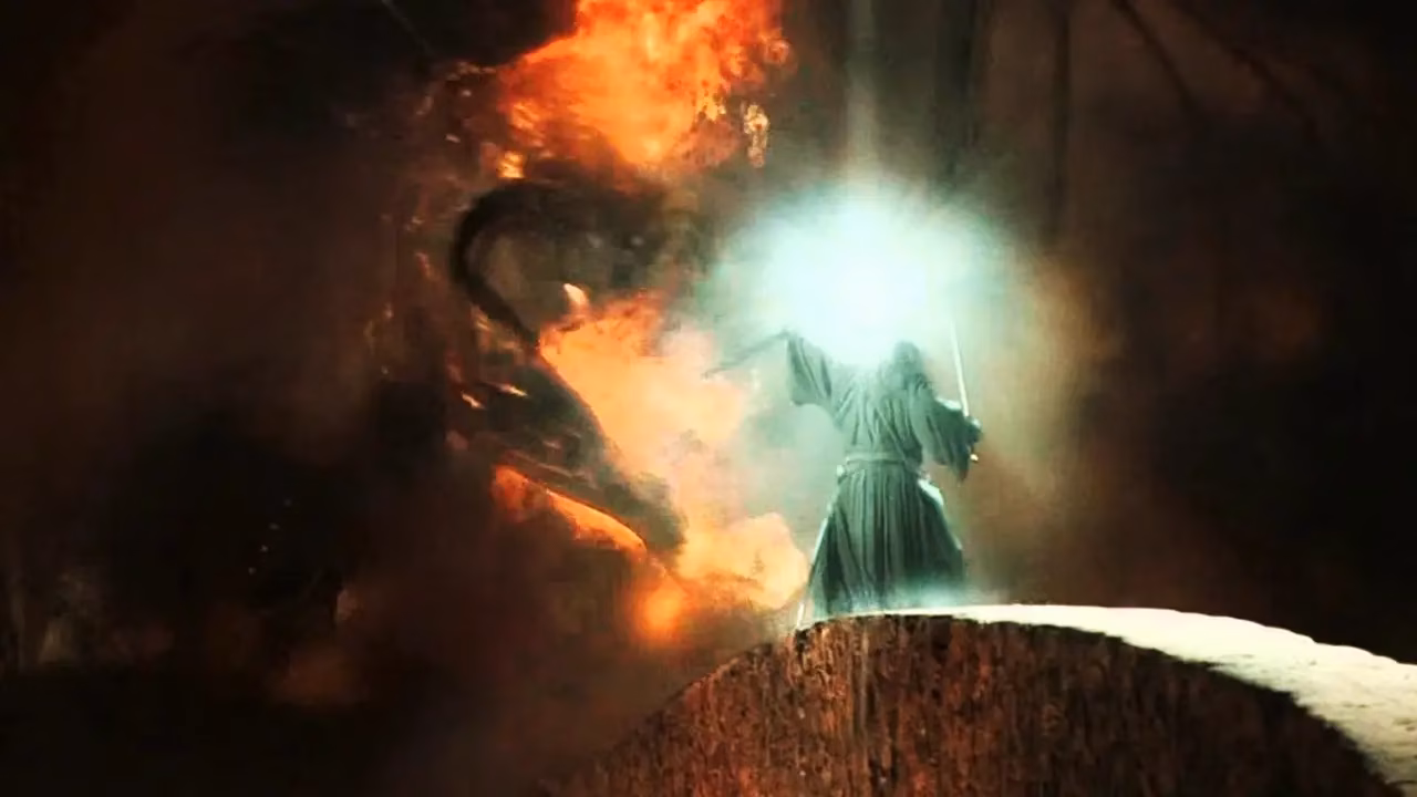 Gandalf Fighting Balrog