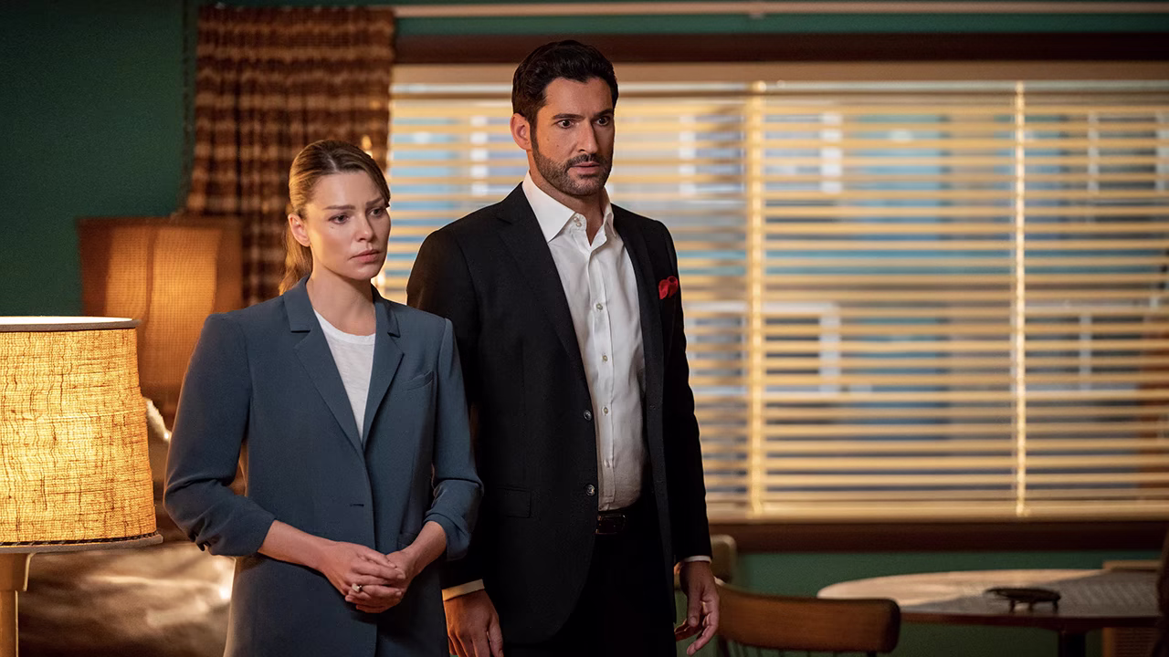 Lauren German and Tom Ellis