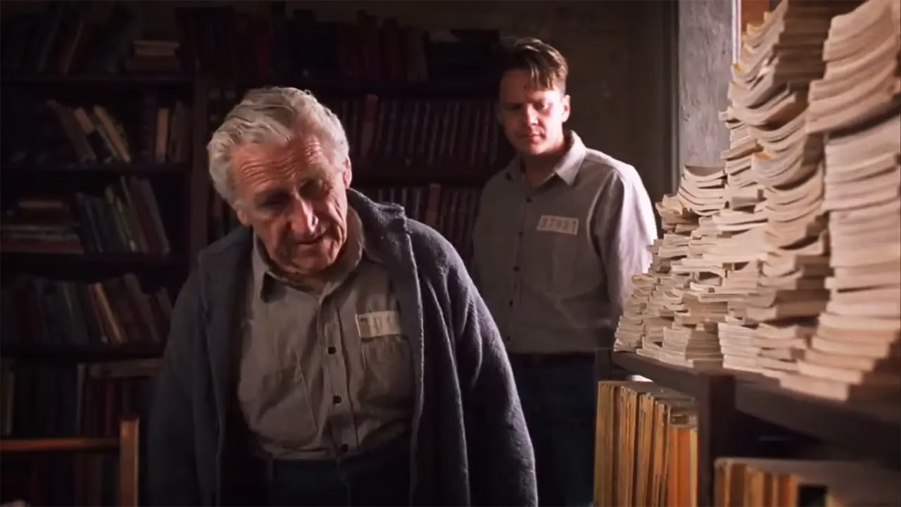 Brooks Hatlen and Andy Dufresne