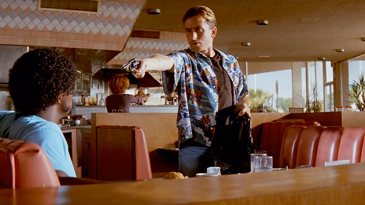 Pumpkin robbing the diner