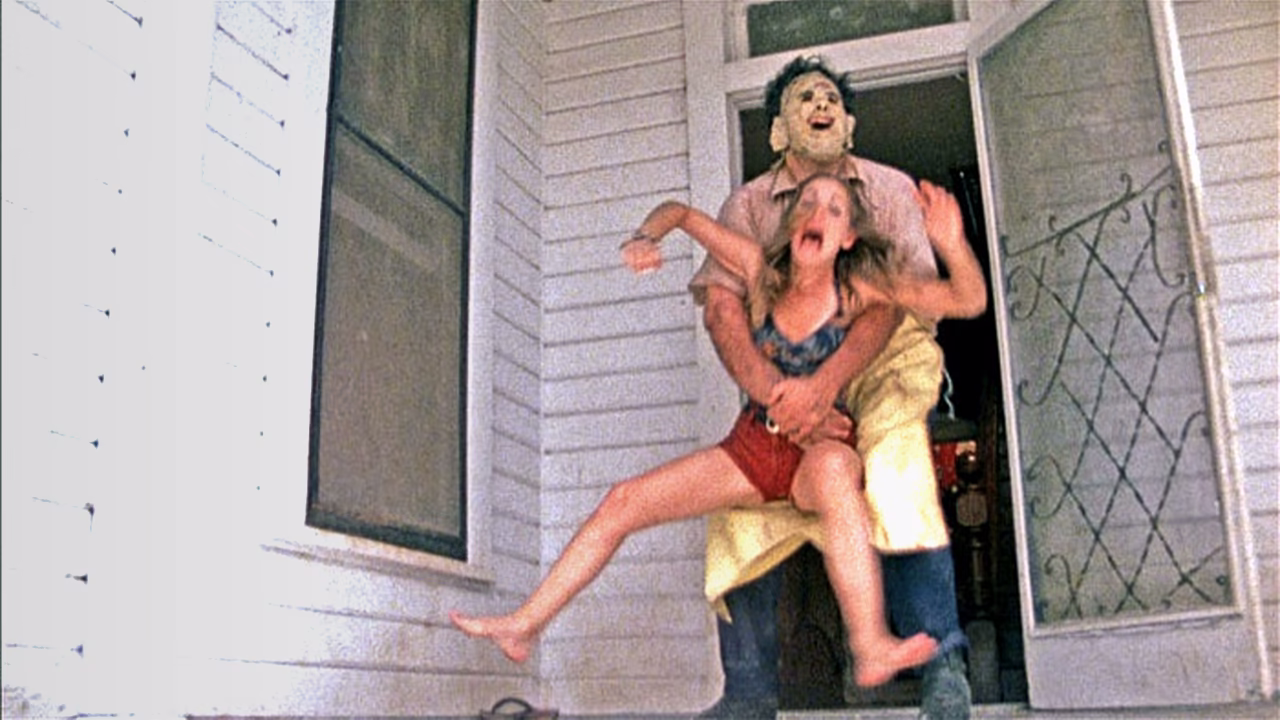 Leatherface Grabs Pam