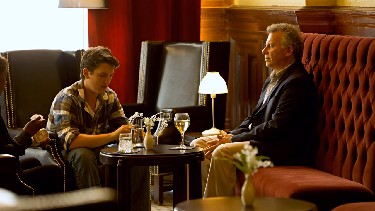 Miles Teller and Paul Reiser