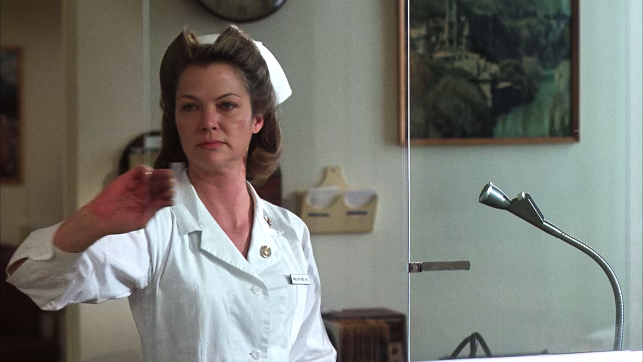Louise Fletcher as Mildred Ratched